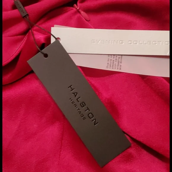 Halston Eve Halter Cutout Dress 14 NWT - Picture 9 of 11